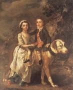 Thomas Gainsborough Portrait of Elizabeth and Charles Bedford Spain oil painting reproduction